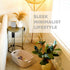 Felt Sleek Open Storage Bin Basket with handles